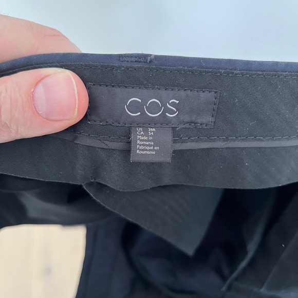 COS cotton trousers with stretch - Picture 3 of 3